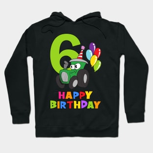 6th Birthday Party 6 Year Old Six Years Hoodie